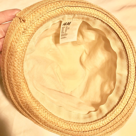 H&M Fedora Straw Hat 1 1/2-2yr - Picture 6 of 6